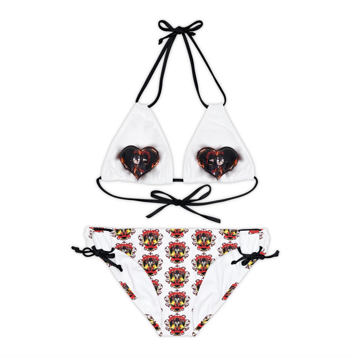 Strappy Bikini Set (AOP)