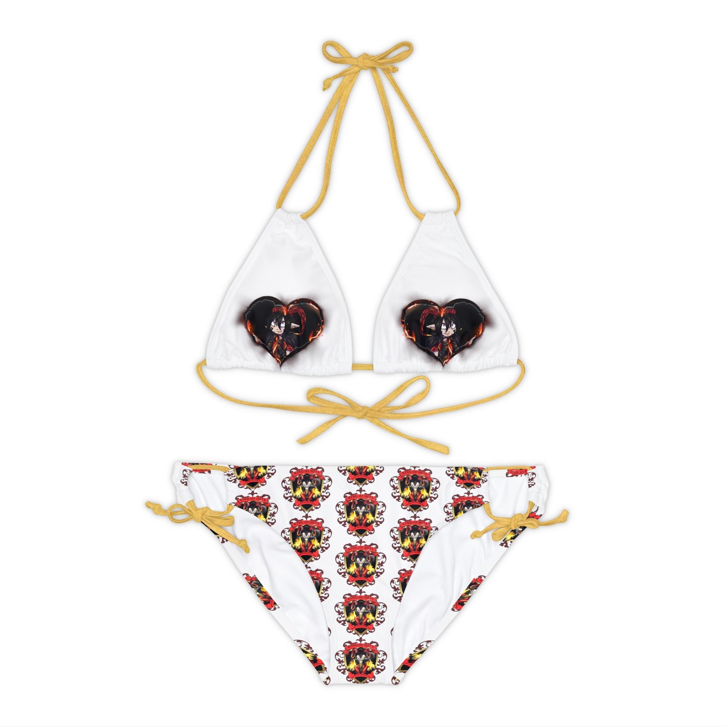 Strappy Bikini Set (AOP)