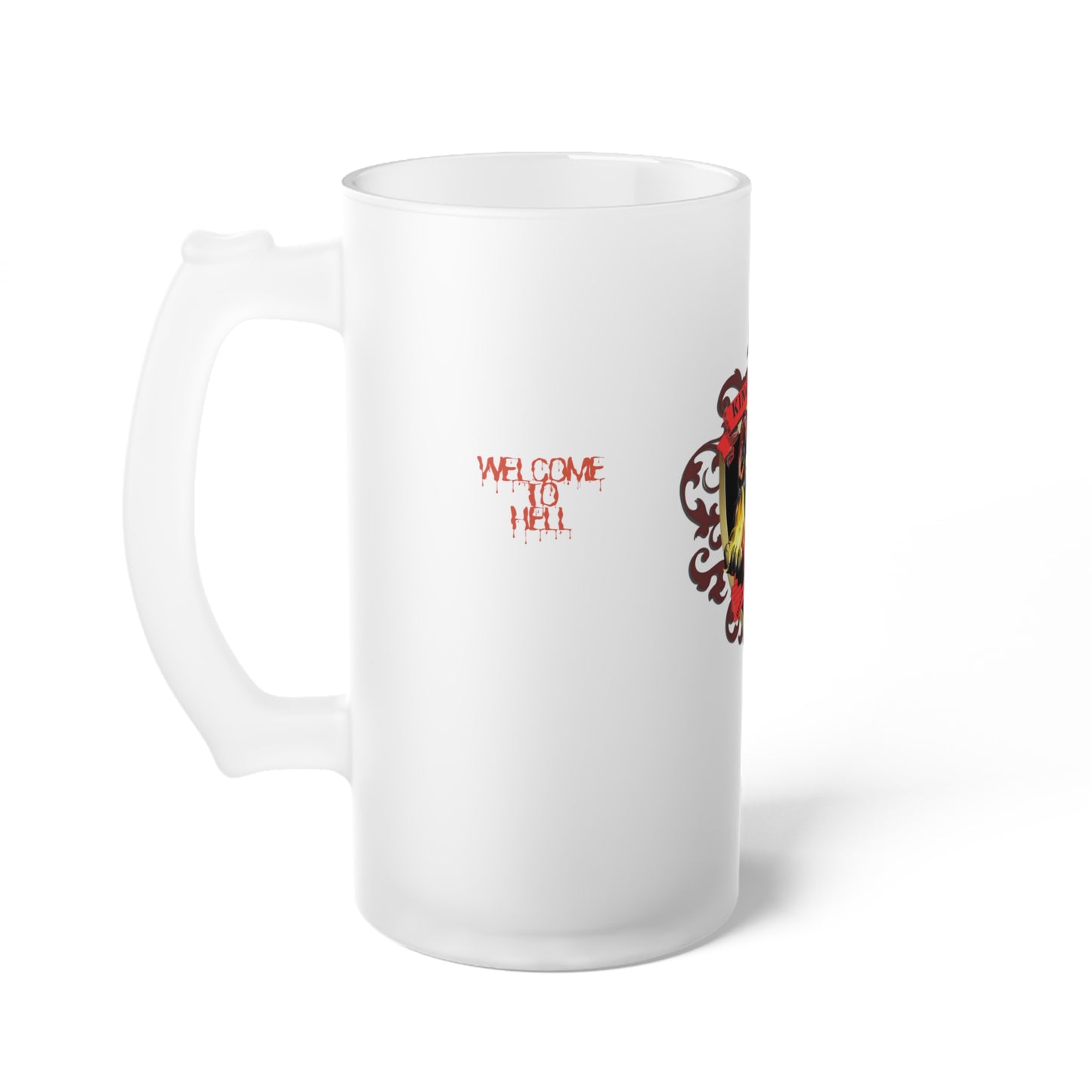 Frosted Glass Beer Mug