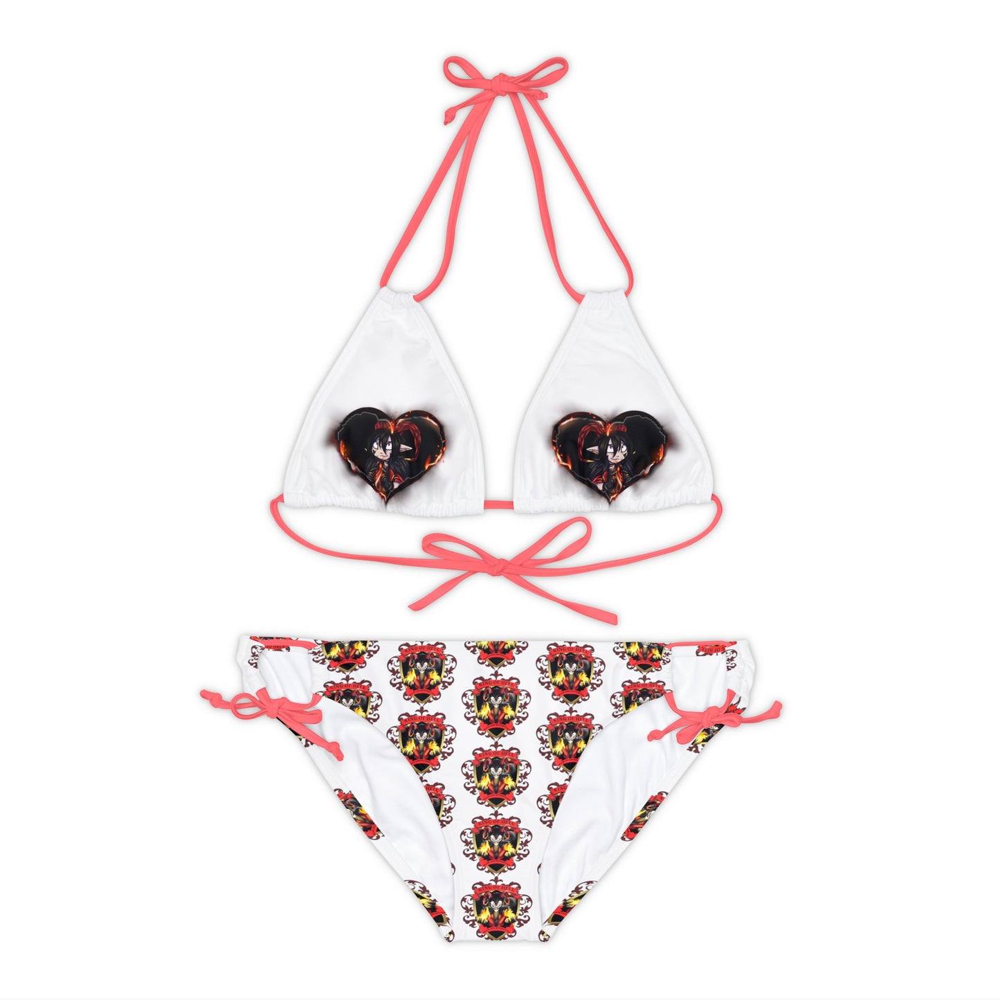 Strappy Bikini Set (AOP)