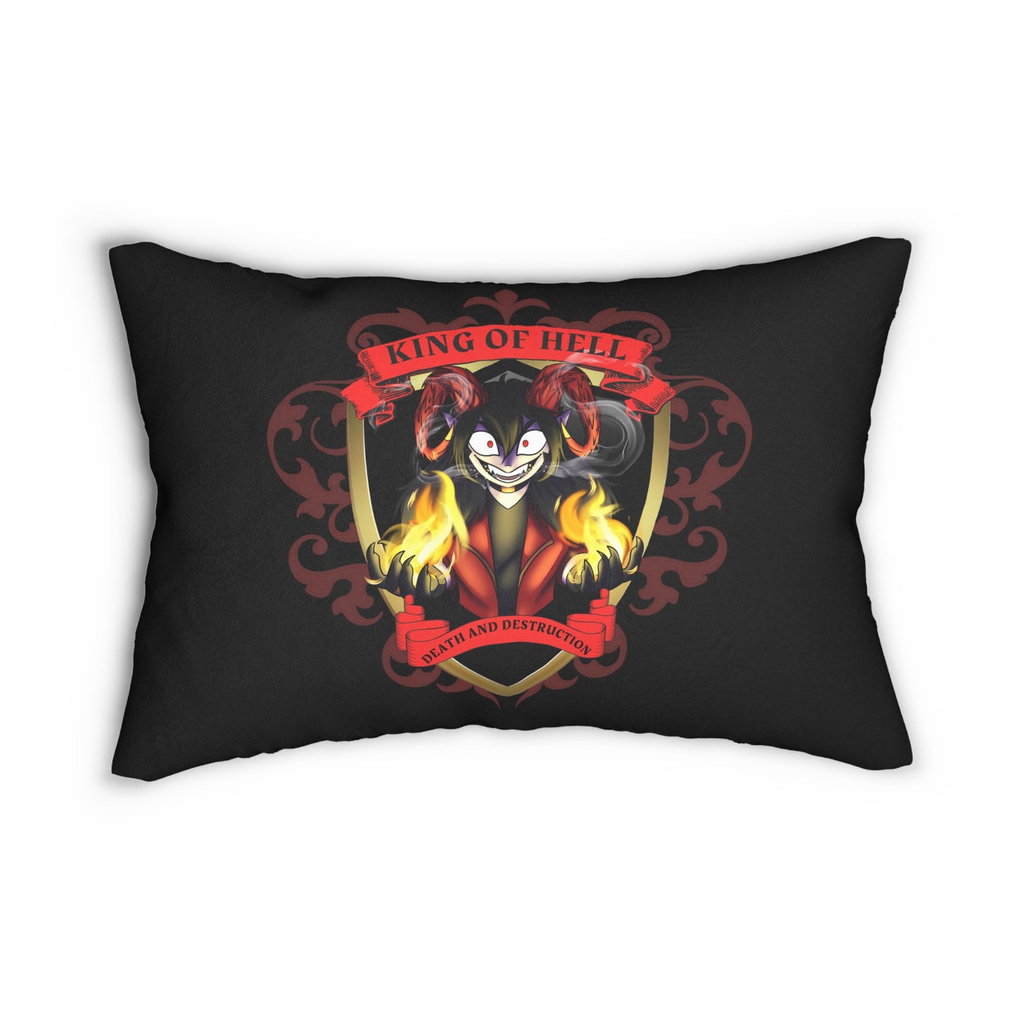 Spun Polyester Lumbar Pillow