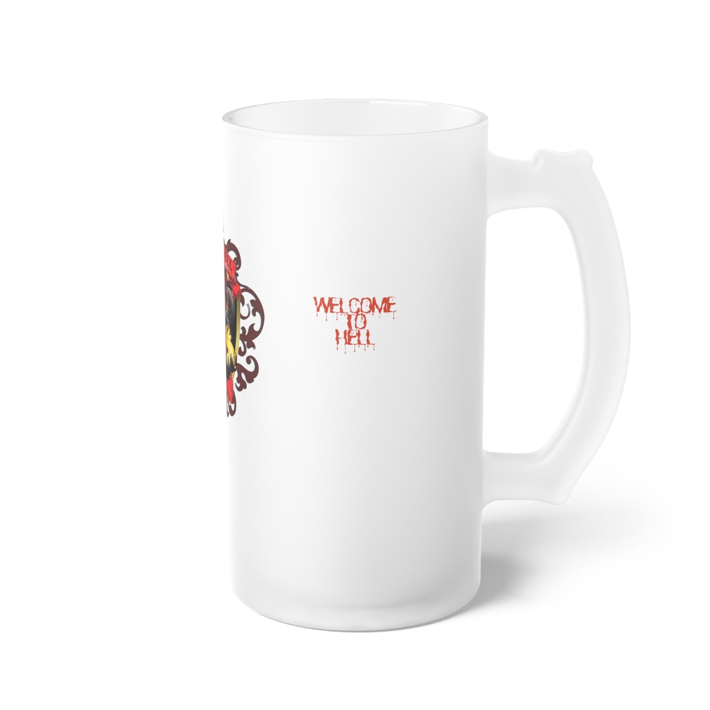 Frosted Glass Beer Mug