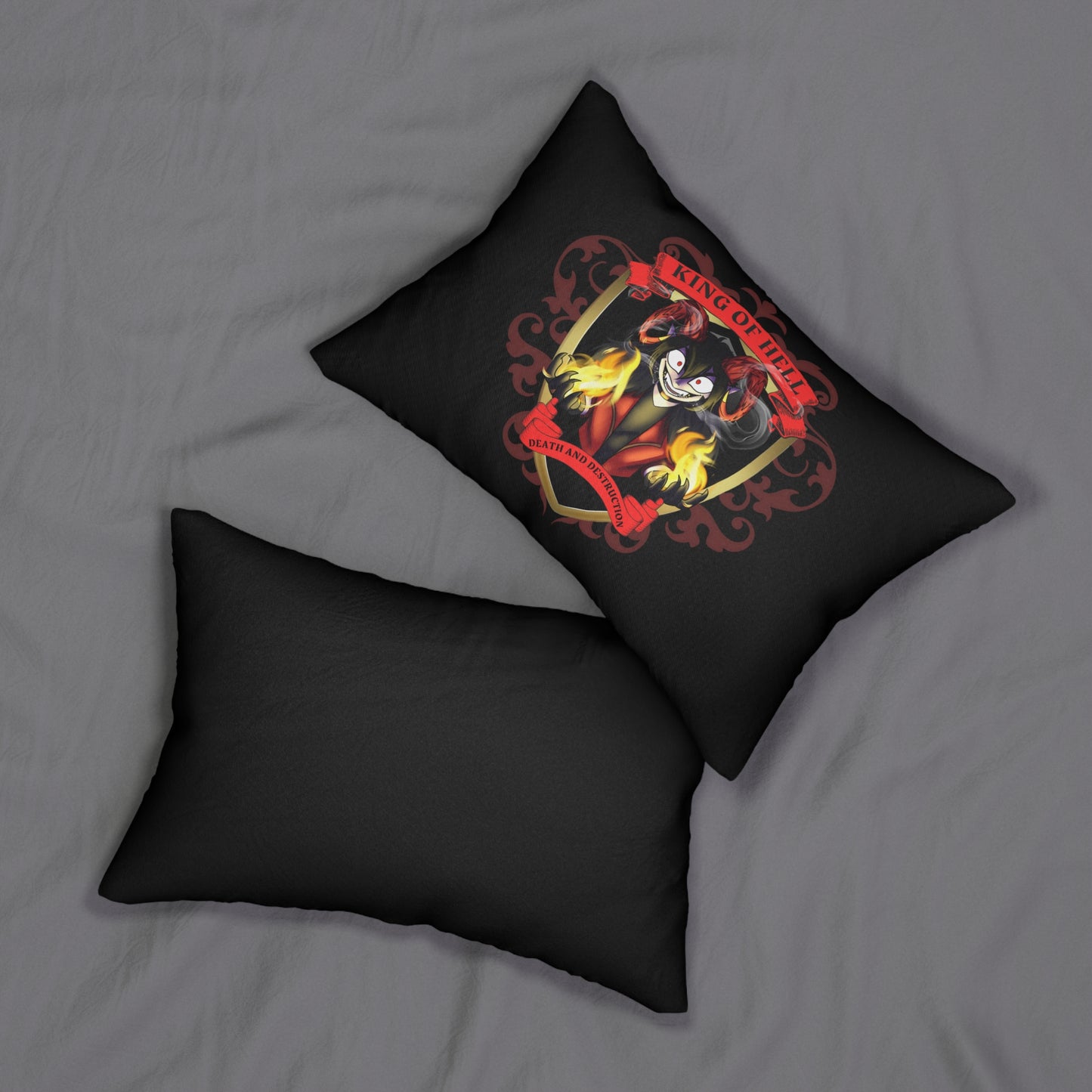 Spun Polyester Lumbar Pillow