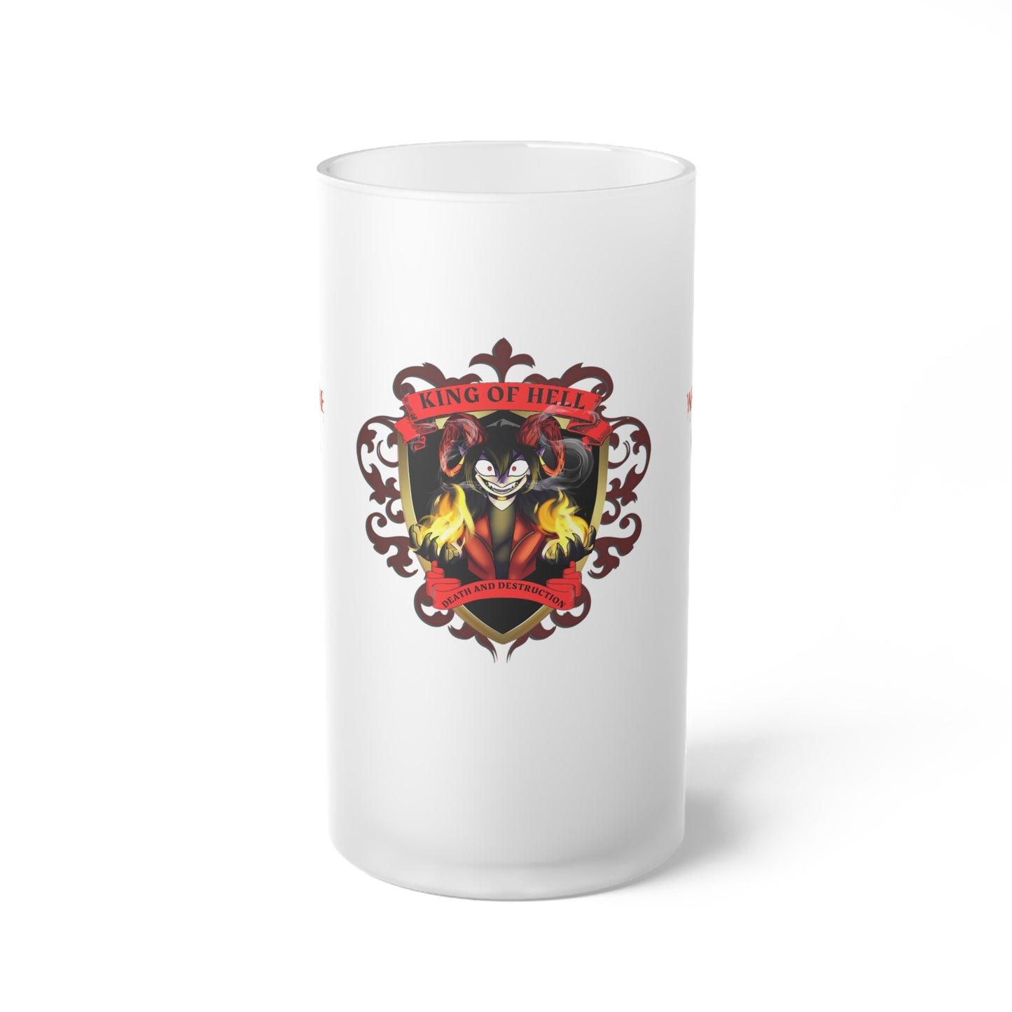 Frosted Glass Beer Mug