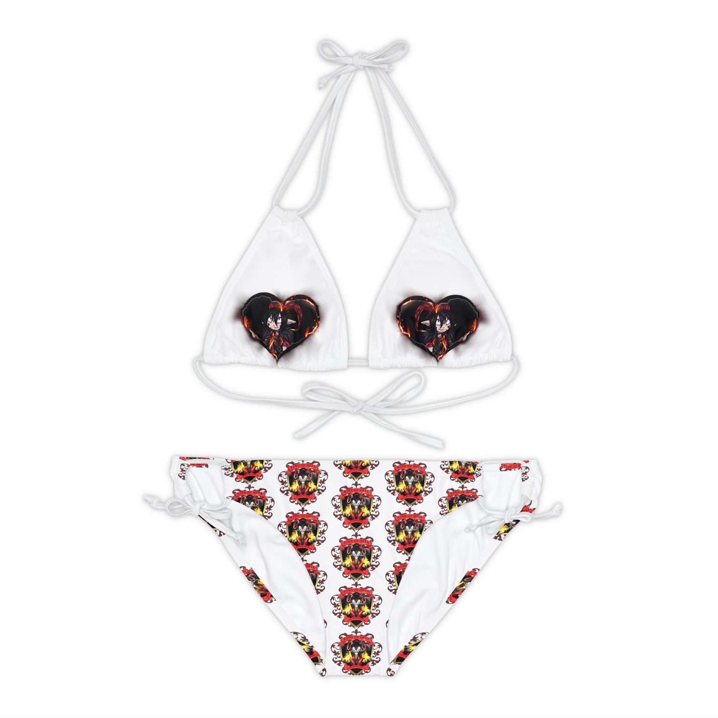 Strappy Bikini Set (AOP)